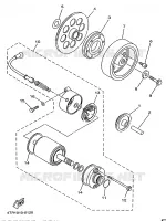 EMBRAYAGE DE DEMARREUR pour Yamaha XV500 de 1998