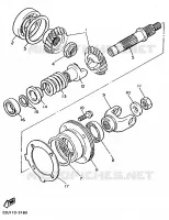 TRANSMISSION INTERMEDIAIRE pour Yamaha XV500 de 1998