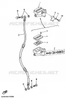 MAITRE CYLINDRE AVANT pour Yamaha XV500 de 1998