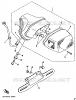 FEU ARRIERE pour Yamaha XV500 de 1998