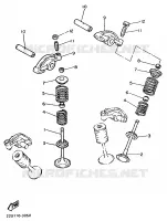 SOUPAPE pour Yamaha XV500 de 1998