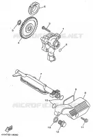 POMPE A HUILE pour Yamaha XV500 de 1998