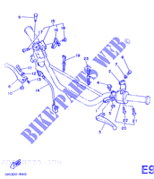 COMMODO / LEVIER pour Yamaha DT125 de 1989