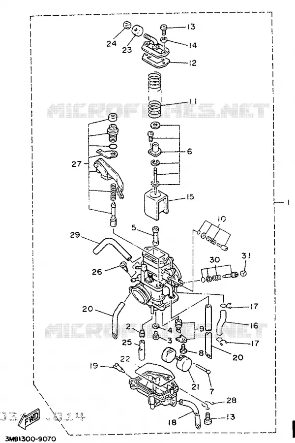 ADMISSION Yamaha MOTO 125 1990 DTE  DT125E