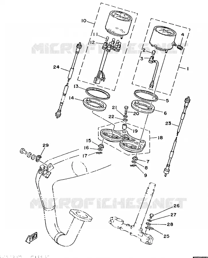 2 Bouchons De Rétroviseur Moto Pour Yamaha DT125MX - Alliage D'aluminium - Filetage M8/M10/M12 - Tuning