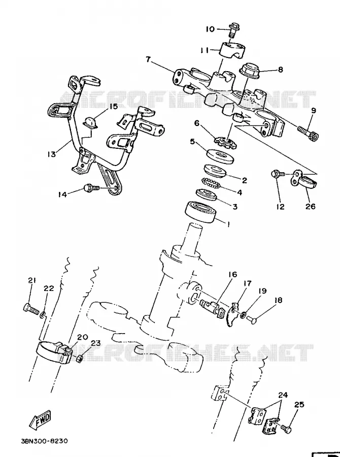 DIRECTION Yamaha MOTO 125 1988 DTR  DT125R