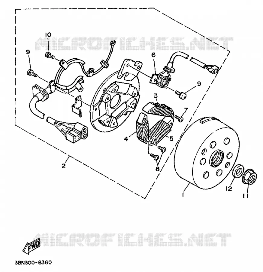 ALLUMAGE Yamaha MOTO 125 1995 DTR  DT125R