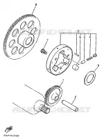EMBRAYAGE DE DEMARREUR pour Yamaha XV535S (UP) de 1995