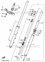 FOURCHE pour Yamaha XV535S (UP) de 1995