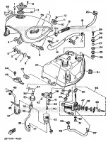 RESERVOIR A ESSENCE pour Yamaha XV535S (UP) de 1995