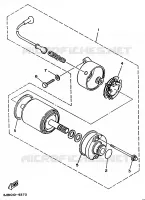DEMARREUR pour Yamaha XV535S (UP) de 1995