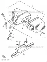FEU ARRIERE pour Yamaha XV535S (UP) de 1995