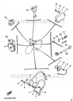 PARTIE ELECTRIQUE 2 pour Yamaha XV535S (UP) de 1995