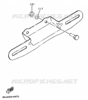 ALTERNATIVE FEU ARRIERE   GRECE pour Yamaha XV535S (UP) de 1995