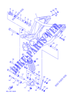 BRAS OSCILLANT / AMORTISSEUR pour Yamaha XVS1100 de 2000