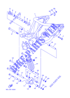 BRAS OSCILLANT / AMORTISSEUR pour Yamaha XVS1100 de 2001