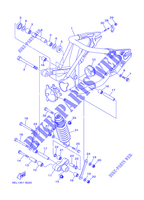AMORTISSEUR ARRIERE / BRAS OSCILLANT pour Yamaha XVS1100 de 2002