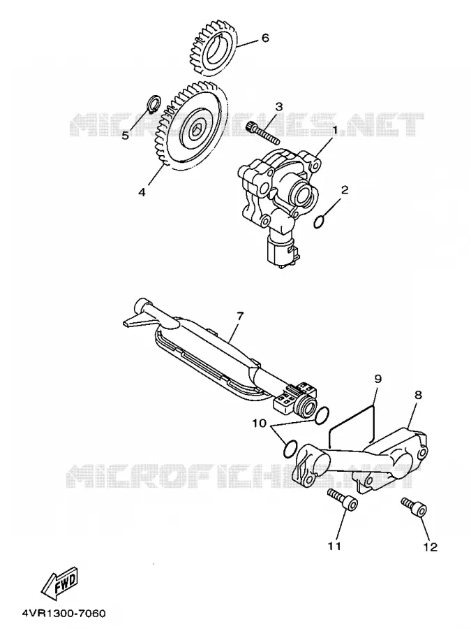 POMPE A HUILE Yamaha MOTO 650 1998 DRAGSTAR  XVS650