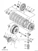 EMBRAYAGE DE DEMARREUR pour Yamaha XVS650 de 1999