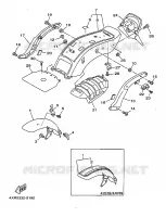 GARDE BOUE pour Yamaha XVS650 de 1999