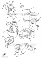 COUVERCLE LATERAL pour Yamaha XVS650 de 1999