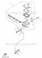 MAITRE CYLINDRE AVANT pour Yamaha XVS650 de 1999