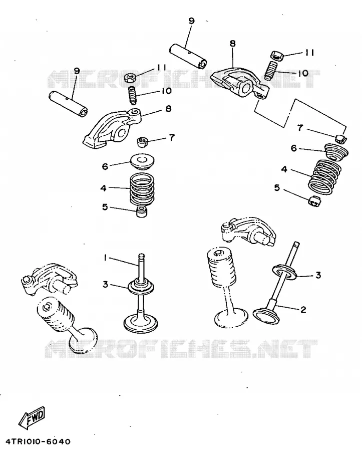 SOUPAPE Yamaha MOTO 650 1999 DRAGSTAR  XVS650