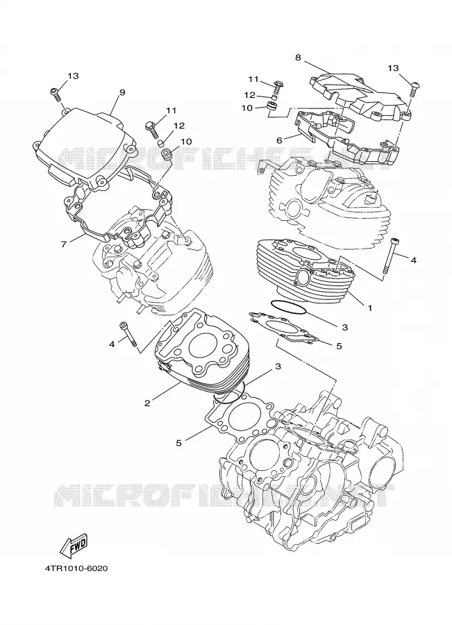 CYLINDRE Yamaha MOTO 650 2000 DRAGSTAR  XVS650