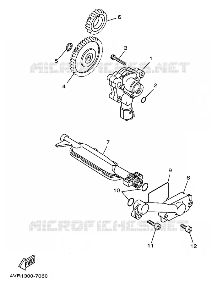 POMPE A HUILE Yamaha MOTO 650 1998 DRAGSTAR  XVS650A