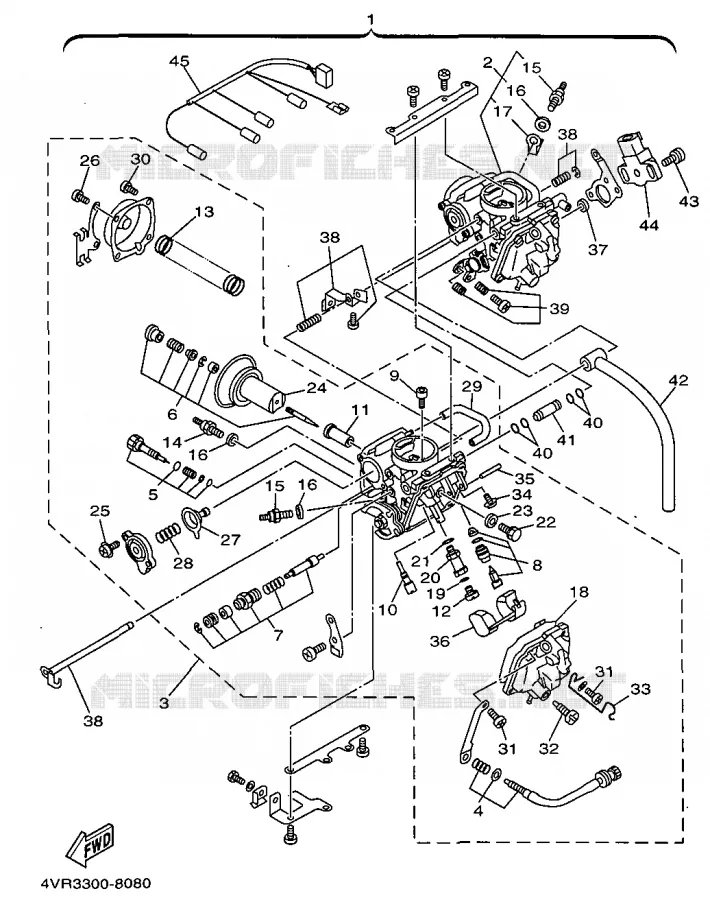 CARBURATEUR Yamaha MOTO 650 1998 DRAGSTAR  XVS650A
