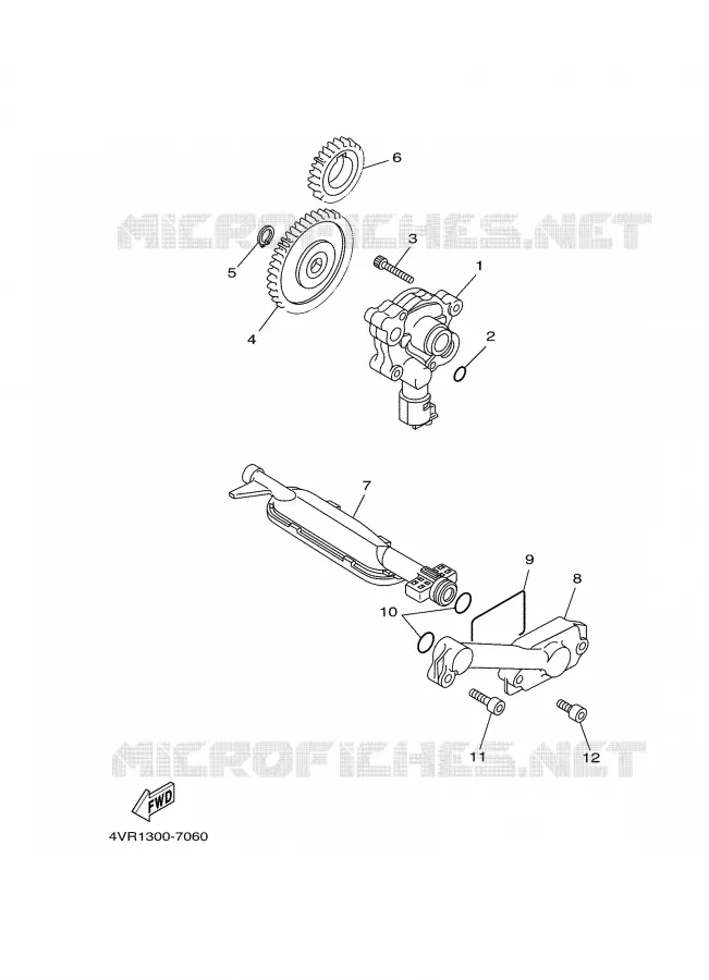 POMPE A HUILE Yamaha MOTO 650 2001 DRAGSTAR  XVS650A
