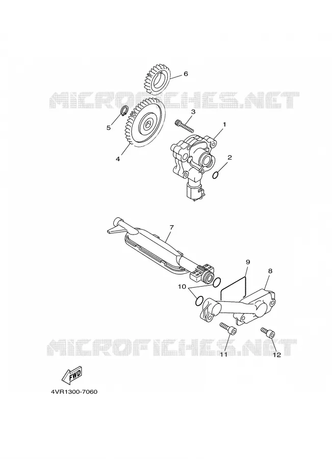 POMPE A HUILE Yamaha MOTO 650 2005 DRAGSTAR  XVS650A