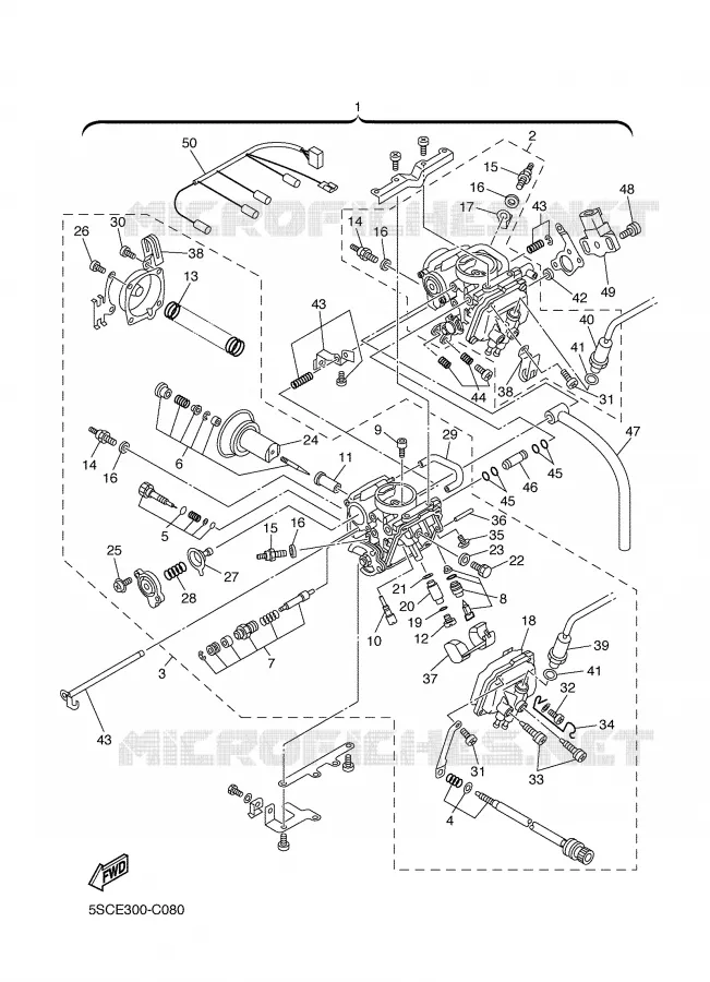 CARBURATEUR Yamaha MOTO 650 2006 DRAGSTAR  XVS650A
