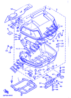TOP CASE pour Yamaha XVZ12TD de 1988