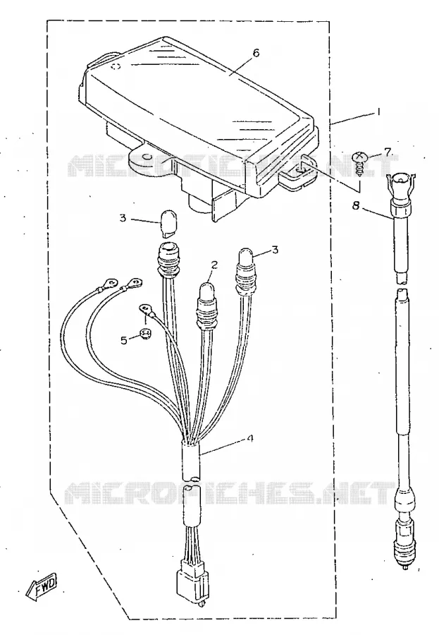 COMPTEUR  Yamaha SCOOTER 50 1995 YA  YA50R