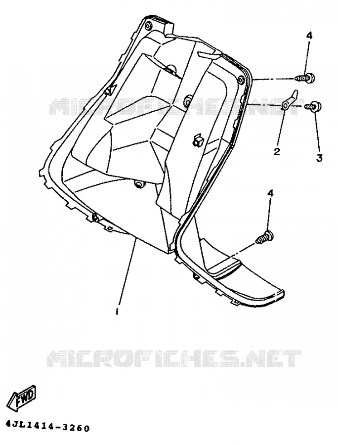 PROTEGE JAMBES Yamaha SCOOTER 50 1995 YA  YA50ZA