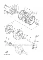 EMBRAYAGE DE DEMARREUR pour Yamaha YBR125ED de 2007
