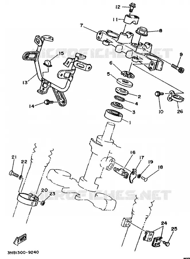 DIRECTION Yamaha MOTO 125 1999 DTR  DT125R