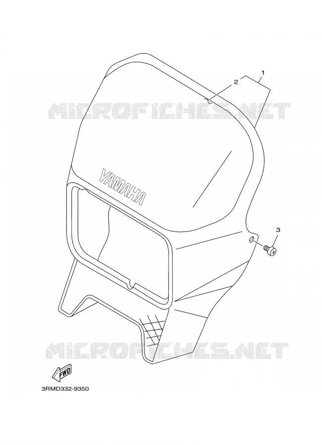 CARENAGES 1  Yamaha MOTO 125 2000 DTR  DT125R
