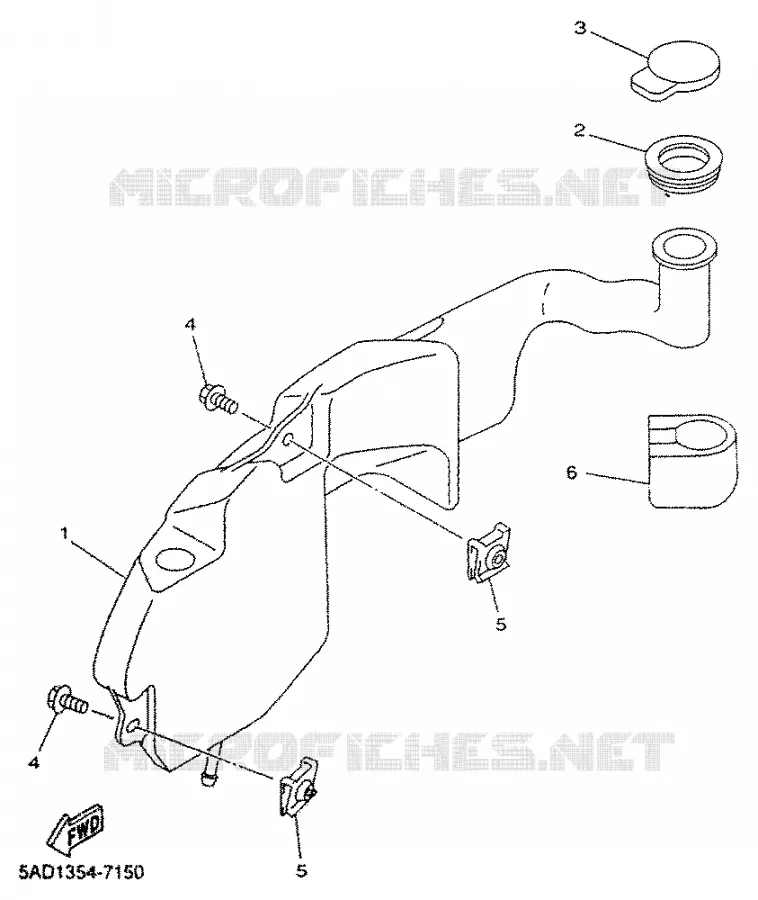 RESERVOIR A ESSENCE Yamaha SCOOTER 50 2000 NEOS  YN50R