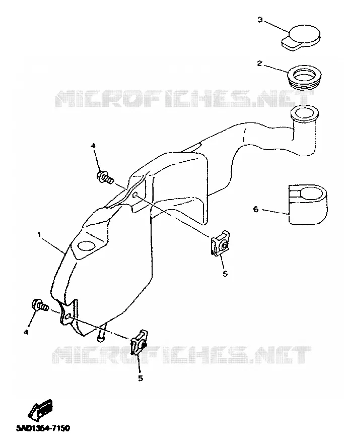 RESERVOIR A ESSENCE Yamaha SCOOTER 50 2001 NEOS  YN50R