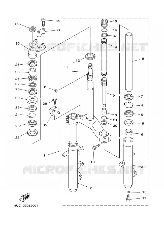 DIRECTION Yamaha SCOOTER 250 1998 MAJESTY  YP250