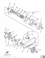 EMBRAYAGE DE DEMARREUR pour Yamaha YP250A de 1999