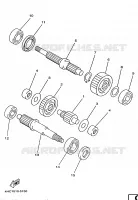 TRANSMISSION pour Yamaha YP250A de 1999