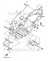 CADRE pour Yamaha YP250A de 1999
