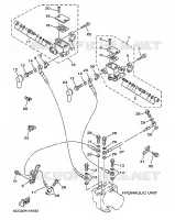 MAITRE CYLINDRE AVANT pour Yamaha YP250A de 1999
