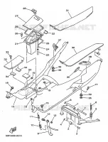 SUPPORT / REPOSE PIEDS pour Yamaha YP250A de 1999