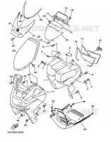 PROTEGE JAMBES pour Yamaha YP250A de 1999