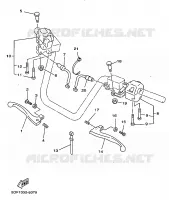 COMMODO / LEVIER pour Yamaha YP250A de 1999