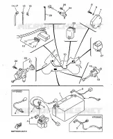 PARTIE ELECTRIQUE 1 pour Yamaha YP250A de 1999